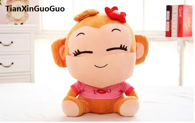 100% new plush toy about 28cm cici girl monkey soft doll baby toy birthday gift b0651
100% new plush toy about 28cm cici girl monkey soft doll baby toy birthday gift b0651