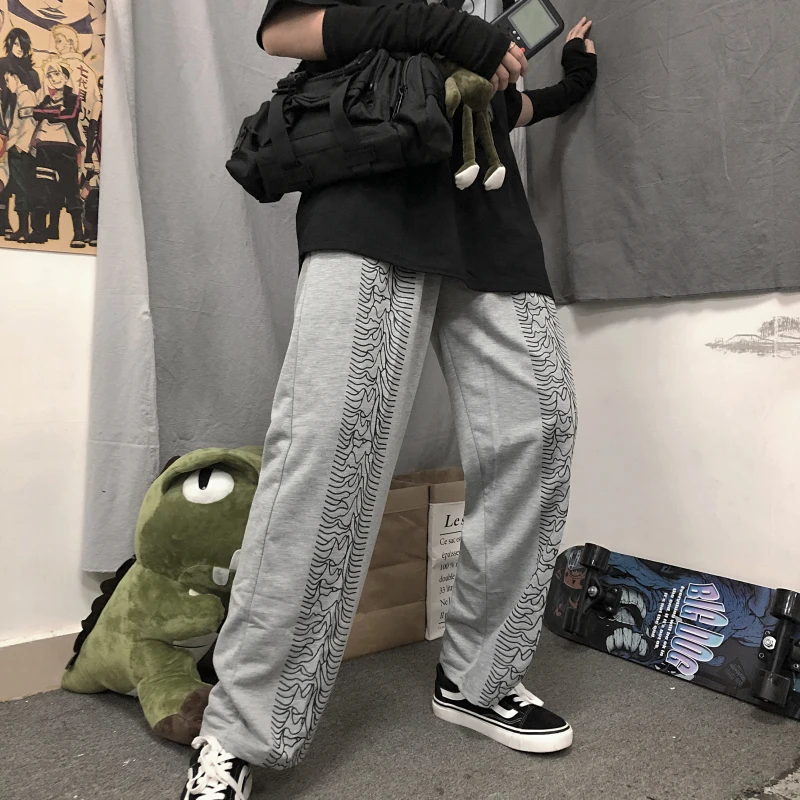 Harajuku Straight Pants Sweatpants Men Women Streetwear Hipster Elastic Waist Casual Autumn
Harajuku Straight Pants Sweatpants Men Women Streetwear Hipster Elastic Waist Casual Autumn