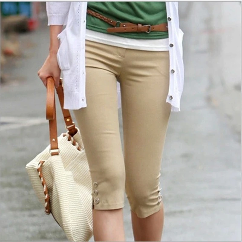 3 Solid color 4XL plus size High elasticity 2018 summer trousers for women casual slim pencil pants capris ladies office pants
3 Solid color 4XL plus size High elasticity 2018 summer trousers for women casual slim pencil pants capris ladies office pants