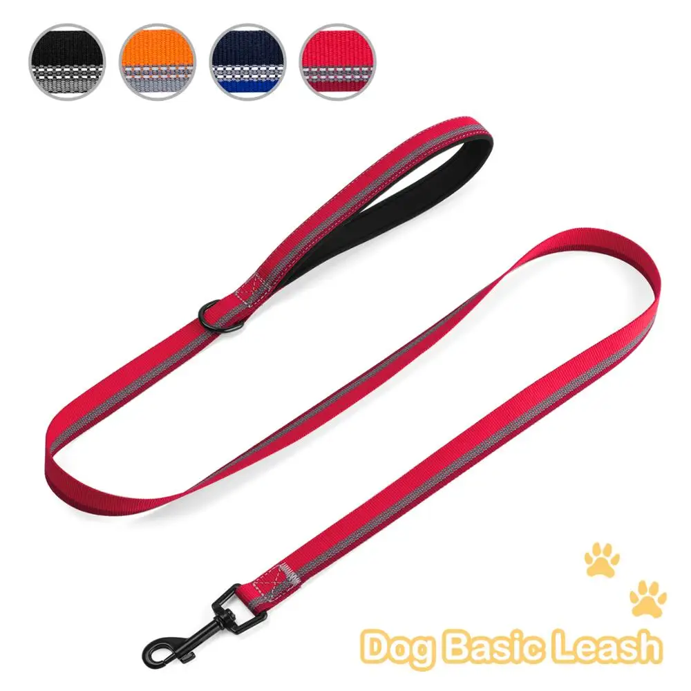 Heavy Duty Nylon Dog Leashes for Control Safety Training, Walking Lead for Small to Large Dogs
Heavy Duty Nylon Dog Leashes for Control Safety Training, Walking Lead for Small to Large Dogs