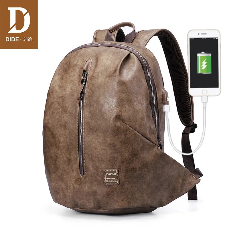 DIDE Anti-thief USB 15.6 inch Laptop Backpacks For Teenager Boys Male Mochila Vintage Leather Travel Shoulder backpack Bag Men
DIDE Anti-thief USB 15.6 inch Laptop Backpacks For Teenager Boys Male Mochila Vintage Leather Travel Shoulder backpack Bag Men