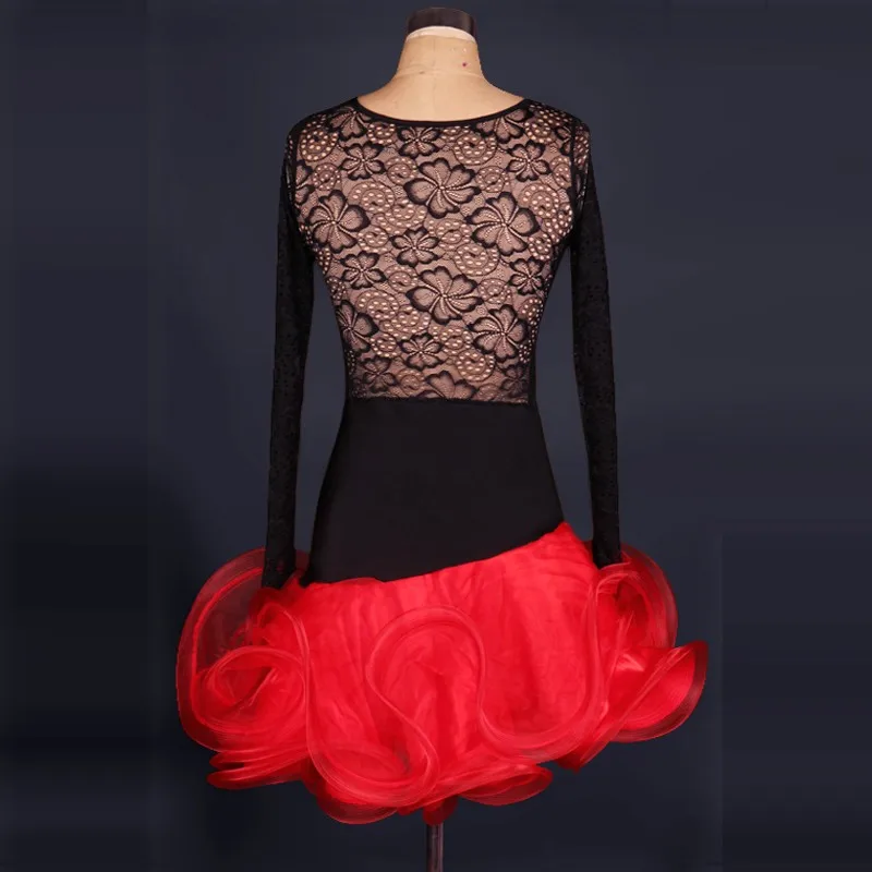 Latin dance costume sexy long sleeves lace latin dance dress for women latin dance competition dresses
Latin dance costume sexy long sleeves lace latin dance dress for women latin dance competition dresses