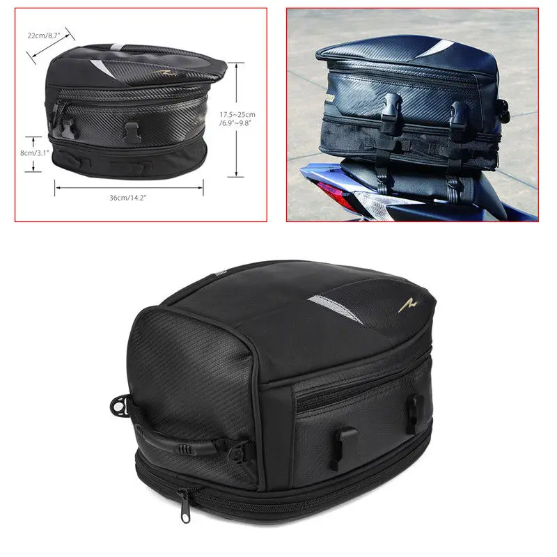 RR 9014 Rear Motorcycle Sport Seat Back Pouch Tail Car Bags Motorcycle Tail Bag Waterproof Bag
RR 9014 Rear Motorcycle Sport Seat Back Pouch Tail Car Bags Motorcycle Tail Bag Waterproof Bag