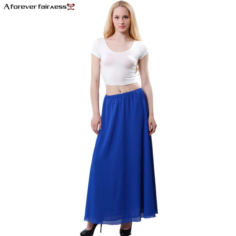 Bohemian Style Chiffon Maxi Skirt Women Summer Skirts Chiffon Fashion Candy Colors High Waist Pleated Skirts Beach Style AFF1035
Bohemian Style Chiffon Maxi Skirt Women Summer Skirts Chiffon Fashion Candy Colors High Waist Pleated Skirts Beach Style AFF1035