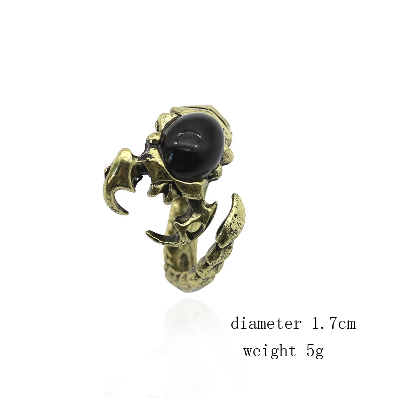 Punk Animal Ring Men Jewelry Gothic Black Rhinestone Scorpions Adjustable Rings For Women Steampunk Hip Hop Gifts Drop Shipping
Punk Animal Ring Men Jewelry Gothic Black Rhinestone Scorpions Adjustable Rings For Women Steampunk Hip Hop Gifts Drop Shipping