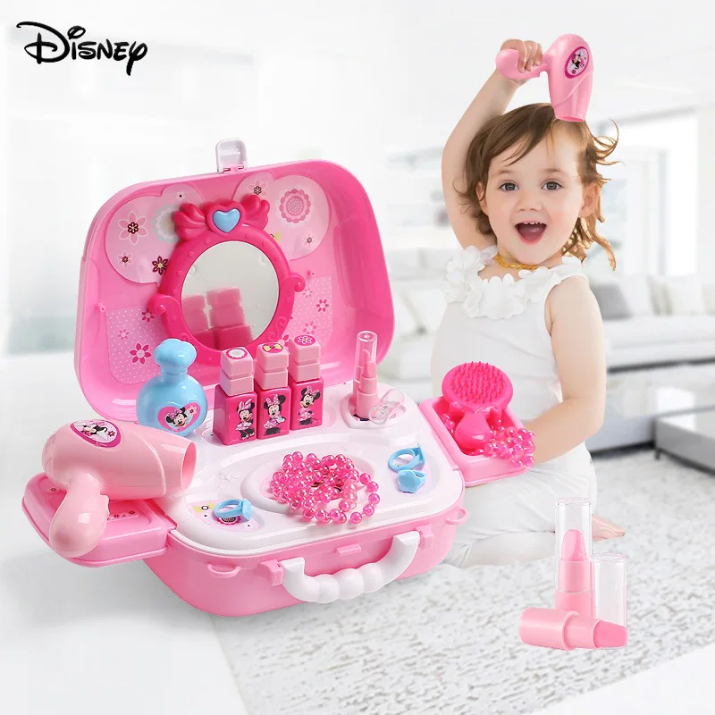 Игрушка-рюкзак Disney Подлинная мультяшная Минни Маус туалетный столик для макияжа