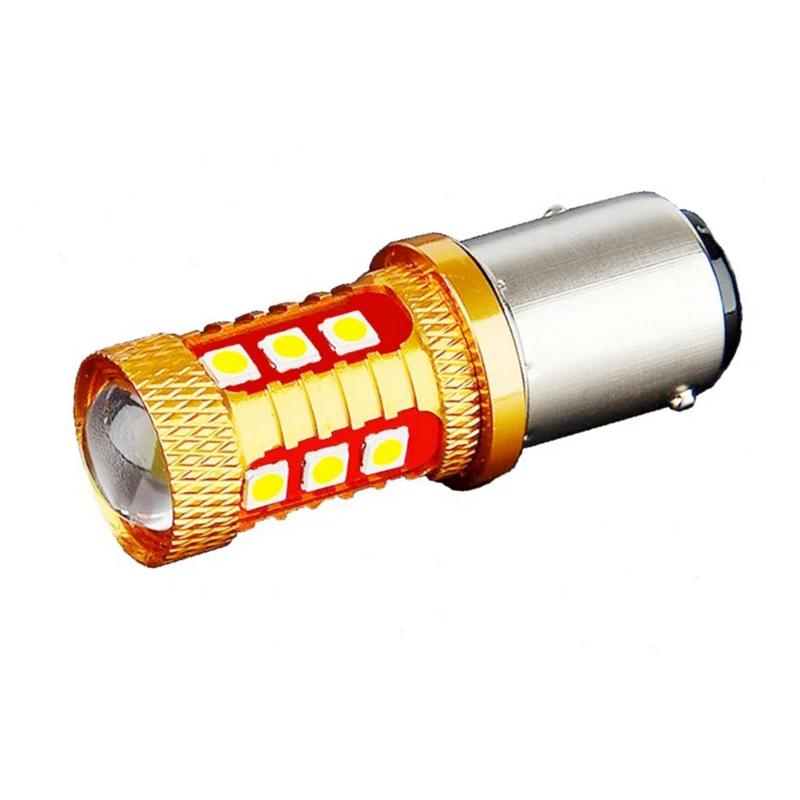 2 шт. 1157 P21/5 Вт BAY15D 3030 лм 15 SMD Светодиодная Автомобильная Задняя Тормозная лампа