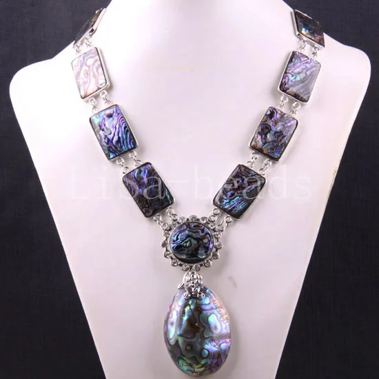 Free Shipping Jewelry Natural Blue New Zealand Abalone Shell Necklace 19-30" 1Pcs E391
Free Shipping Jewelry Natural Blue New Zealand Abalone Shell Necklace 19-30" 1Pcs E391