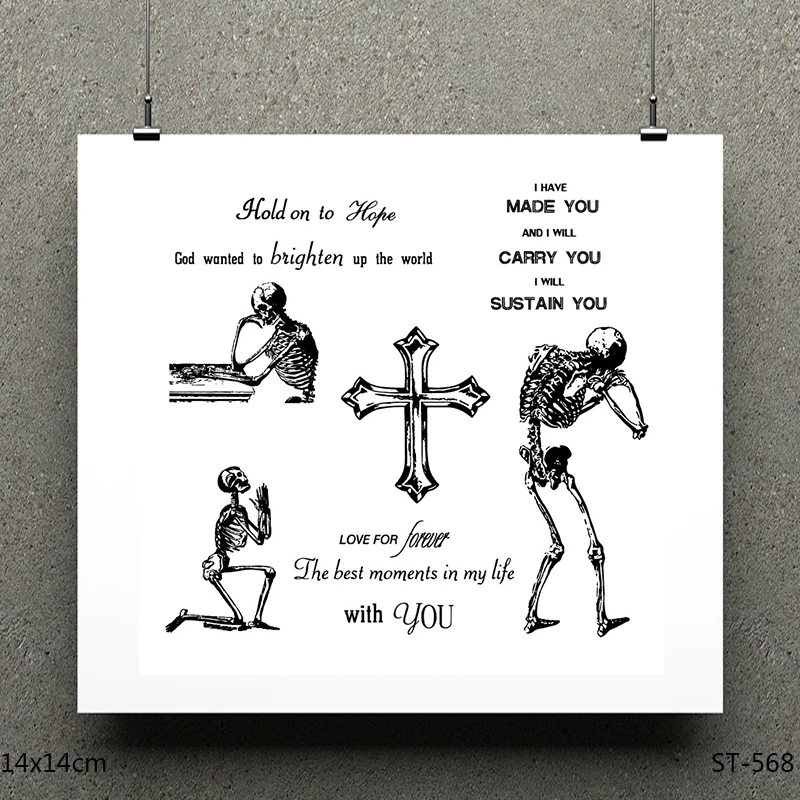 ZhuoAng skeleton design stamp / scrapbook rubber stamp / craft clear stamp card / seamless stamp
ZhuoAng skeleton design stamp / scrapbook rubber stamp / craft clear stamp card / seamless stamp