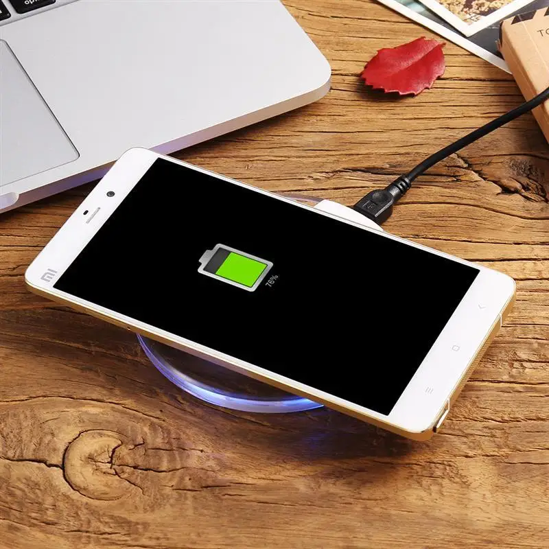 Беспроводное зарядное устройство Micro USB для быстрой зарядки телефона Android Модный