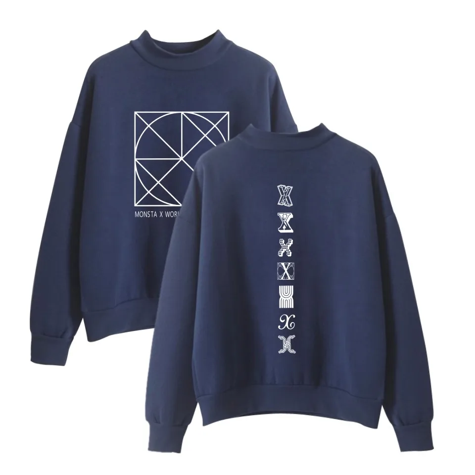 Kpop MONSTA X Member Hoodie Sweatshirt 2019 New Harajuku Pullover Turtleneck Hoodies Long Sleeve Fleece Tracksuit Tops Sudaderas
Kpop MONSTA X Member Hoodie Sweatshirt 2019 New Harajuku Pullover Turtleneck Hoodies Long Sleeve Fleece Tracksuit Tops Sudaderas