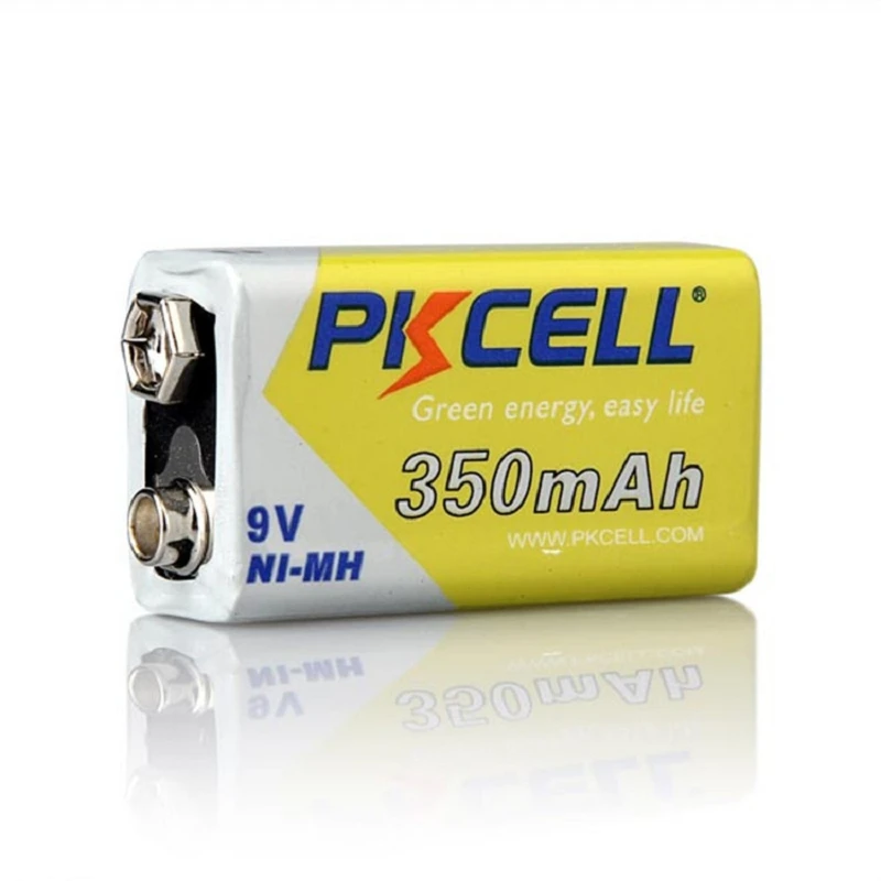 8pcs PKCELL Battery Ni-MH 9V 350mAh Rechargeable Battery NI MH Batteries for microphones, security alarms, instrumentation, etc
8pcs PKCELL Battery Ni-MH 9V 350mAh Rechargeable Battery NI MH Batteries for microphones, security alarms, instrumentation, etc