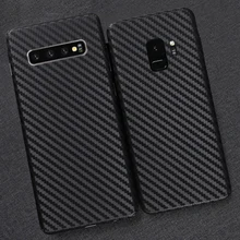 3D Carbon Fiber Skins Film Wrap Skin Phone Back Film Sticker For SAMSUNG Galaxy S10 Plus S10e S9+ S8 S7 Edge Note 10+ 9 8 5 A750