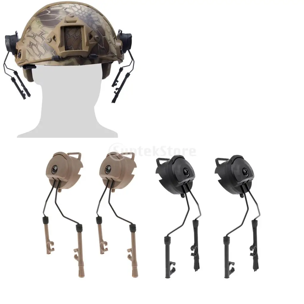 1 Pair Tactical Helmet Headset Support Rail Adaptor Suspension Headphones Bracket Hunting Earmuffs Left & Right Side Attachments
1 Pair Tactical Helmet Headset Support Rail Adaptor Suspension Headphones Bracket Hunting Earmuffs Left & Right Side Attachments