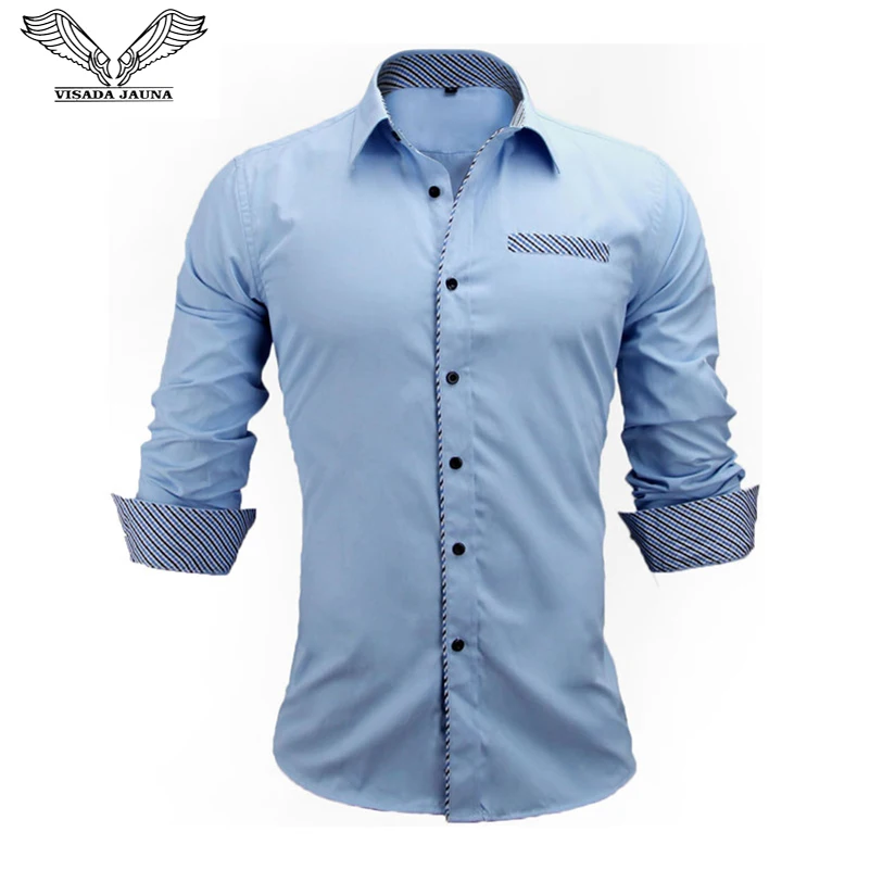 VISADA JAUNA 2019 Men‘s Formal Dress Shirts Men's Long Sleeve Cotton Casual ShirtsMale Clothing Big Szie 2XL N5031
VISADA JAUNA 2019 Men‘s Formal Dress Shirts Men's Long Sleeve Cotton Casual ShirtsMale Clothing Big Szie 2XL N5031