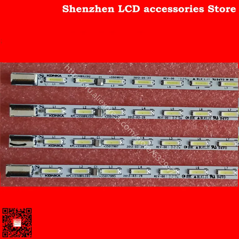 FOR konka LED55M5580AF Article lamp KPL+550B1LED2 35018085 35018012 35017996 35018013 35018014 1piece=56LED 613MM 1SET=2PIECE
FOR konka LED55M5580AF Article lamp KPL+550B1LED2 35018085 35018012 35017996 35018013 35018014 1piece=56LED 613MM 1SET=2PIECE