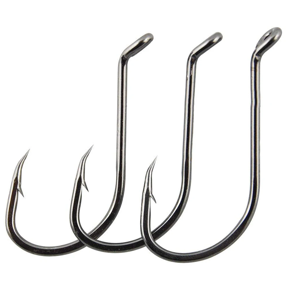 Shaddock Fishing 100Pcs High Carbon Steel Fishing Hook Fishhooks Barbed Hook Black Fishhook Offset Octopus Beak Bait Hooks
Shaddock Fishing 100Pcs High Carbon Steel Fishing Hook Fishhooks Barbed Hook Black Fishhook Offset Octopus Beak Bait Hooks