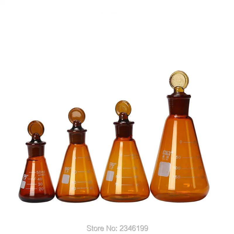 20pcs 50ML 100ML Brown Glass Triangle Beaker Conical Measuring Cup With Scale With Cap High-resistent Amber Flask Free Shipping
20pcs 50ML 100ML Brown Glass Triangle Beaker Conical Measuring Cup With Scale With Cap High-resistent Amber Flask Free Shipping