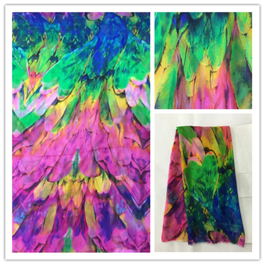 140cm Thin 100%Pure Natural Mulberry Silk Chiffon Digital Printed Blue Fabric Material Textile Sew Women Dress Scarf Cloth DS25
140cm Thin 100%Pure Natural Mulberry Silk Chiffon Digital Printed Blue Fabric Material Textile Sew Women Dress Scarf Cloth DS25