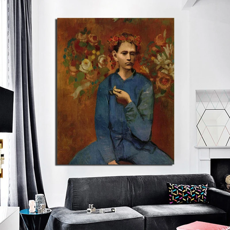 Boy With Pablo Picasso Pipe Canvas Painting Print Living Room Home Decoration Modern Wall Art Oil Painting Posters Pictures
Boy With Pablo Picasso Pipe Canvas Painting Print Living Room Home Decoration Modern Wall Art Oil Painting Posters Pictures
