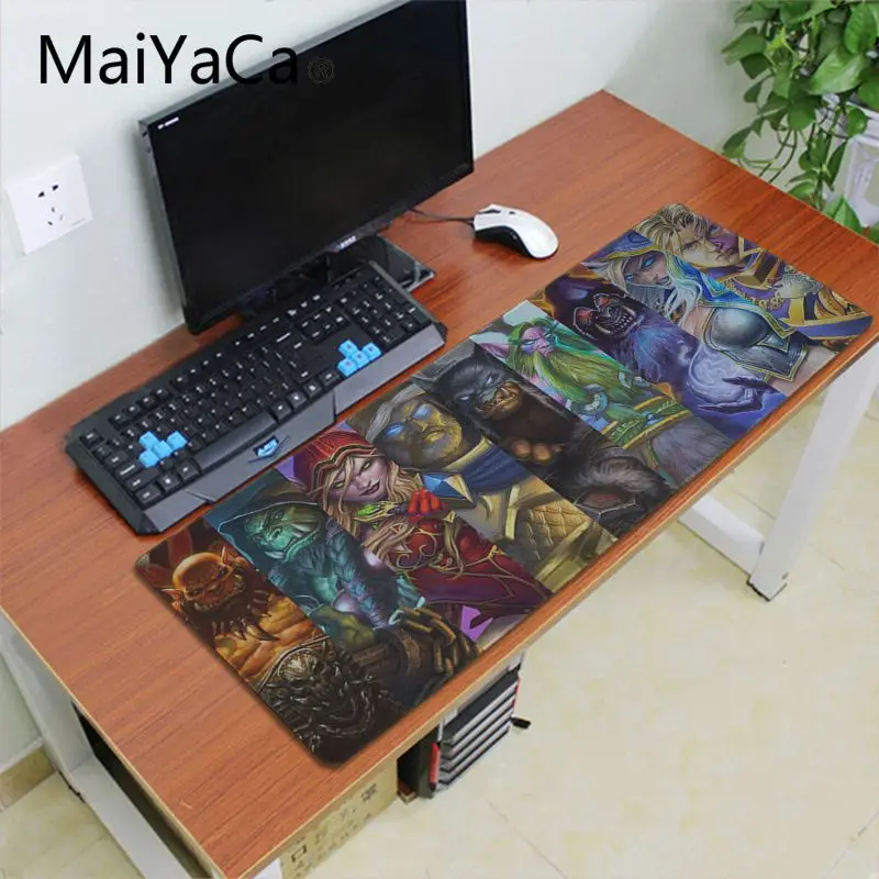 Maiyaca Hearthstone mouse pad gamer play mats Laptop gaming Mat 700*300mm Large mouse pad Speed Keyboard Mouse mat for dota2 lol
Maiyaca Hearthstone mouse pad gamer play mats Laptop gaming Mat 700*300mm Large mouse pad Speed Keyboard Mouse mat for dota2 lol
