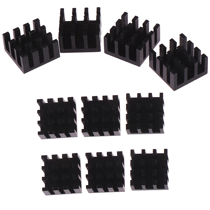 10pcs Computer Cooler Radiator Aluminum Heatsink Heat sink for Electronic Chip Heat dissipation Cooling Pads 14*14*8mm
10pcs Computer Cooler Radiator Aluminum Heatsink Heat sink for Electronic Chip Heat dissipation Cooling Pads 14*14*8mm