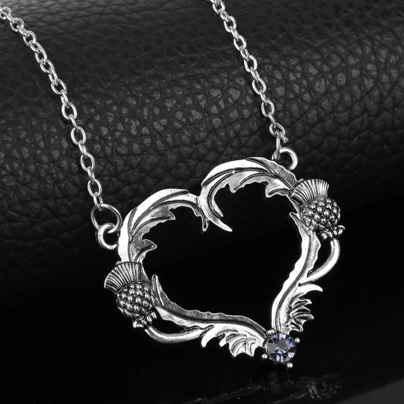 TV Outlanders Scotland National Thistle Flower Heart Necklace for Women Men Pendant Choker Jewellery Necklaces for Teen Girls
TV Outlanders Scotland National Thistle Flower Heart Necklace for Women Men Pendant Choker Jewellery Necklaces for Teen Girls