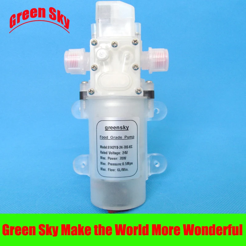 6L/Min 70W automatic pressure switch type with on/off button and dc jack dc pump 24v food
6L/Min 70W automatic pressure switch type with on/off button and dc jack dc pump 24v food