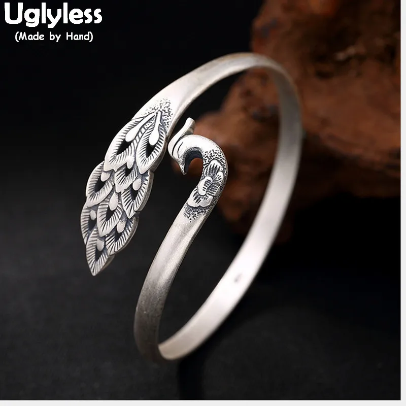 Uglyless Real S 999 Изящные серебряные браслеты для женщин, винтажный браслет Pheonix, элегантный женский браслет в виде этнического павлина, ювелирное...
Uglyless Real S 999 Изящные серебряные браслеты для женщин, винтажный браслет Pheonix, элегантный женский браслет в виде этнического павлина, ювелирное...