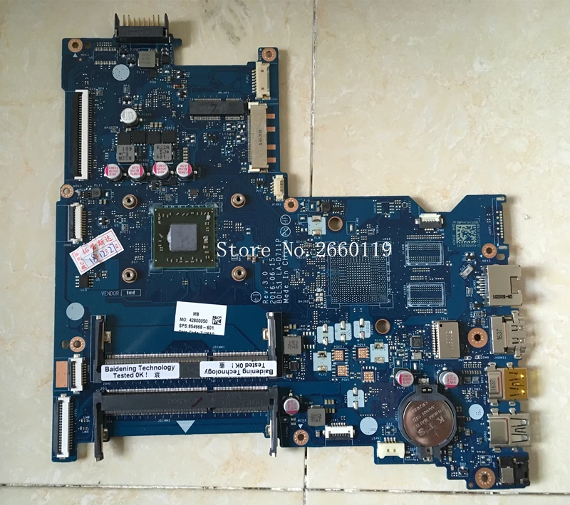Laptop motherboard for 15-BA E2-7110 854968-601 854968-501 854968-001 LA-D711P,Fully tested
Laptop motherboard for 15-BA E2-7110 854968-601 854968-501 854968-001 LA-D711P,Fully tested