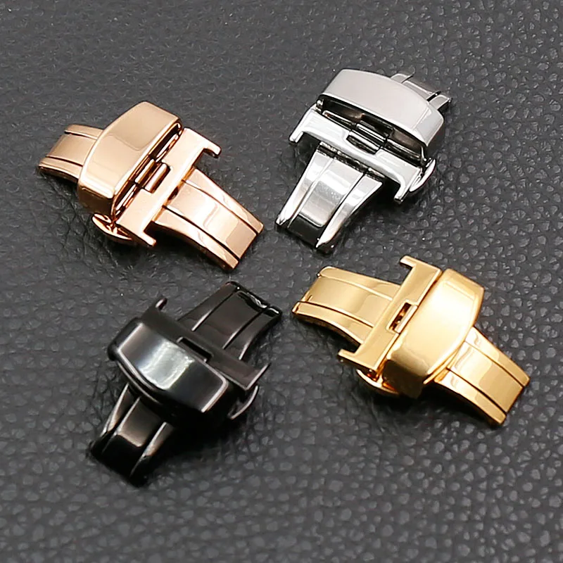 Watch accessories double press butterfly buckle metal buckle strap stainless steel buckle for Tissot beauty Seiko watch buckle
Watch accessories double press butterfly buckle metal buckle strap stainless steel buckle for Tissot beauty Seiko watch buckle