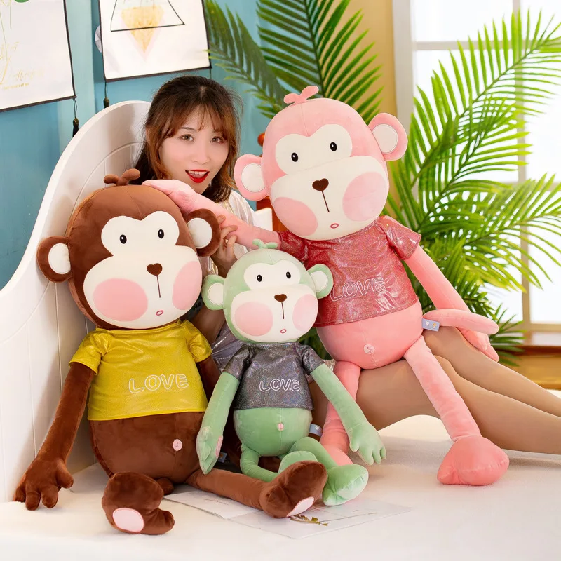 100cm Kawaii Tail Monkey Stuffed Doll Plush Toys Curtains Baby Appease Sleeping Pillow Appease Cute Animal Doll Birthday Gifts
100cm Kawaii Tail Monkey Stuffed Doll Plush Toys Curtains Baby Appease Sleeping Pillow Appease Cute Animal Doll Birthday Gifts