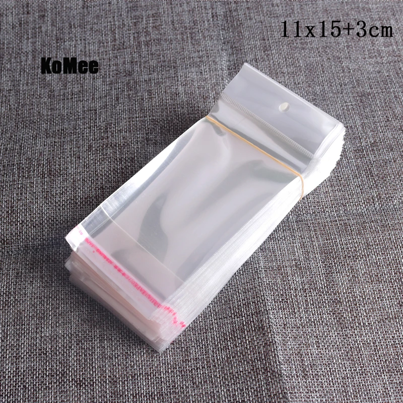 Wholesale 200pcs/lot 11x15+3cm Transparent Clear Self Adhesive Seal Plastic Bag Jewelry Gift Packaging Ploy Bag Bopp Bags
Wholesale 200pcs/lot 11x15+3cm Transparent Clear Self Adhesive Seal Plastic Bag Jewelry Gift Packaging Ploy Bag Bopp Bags