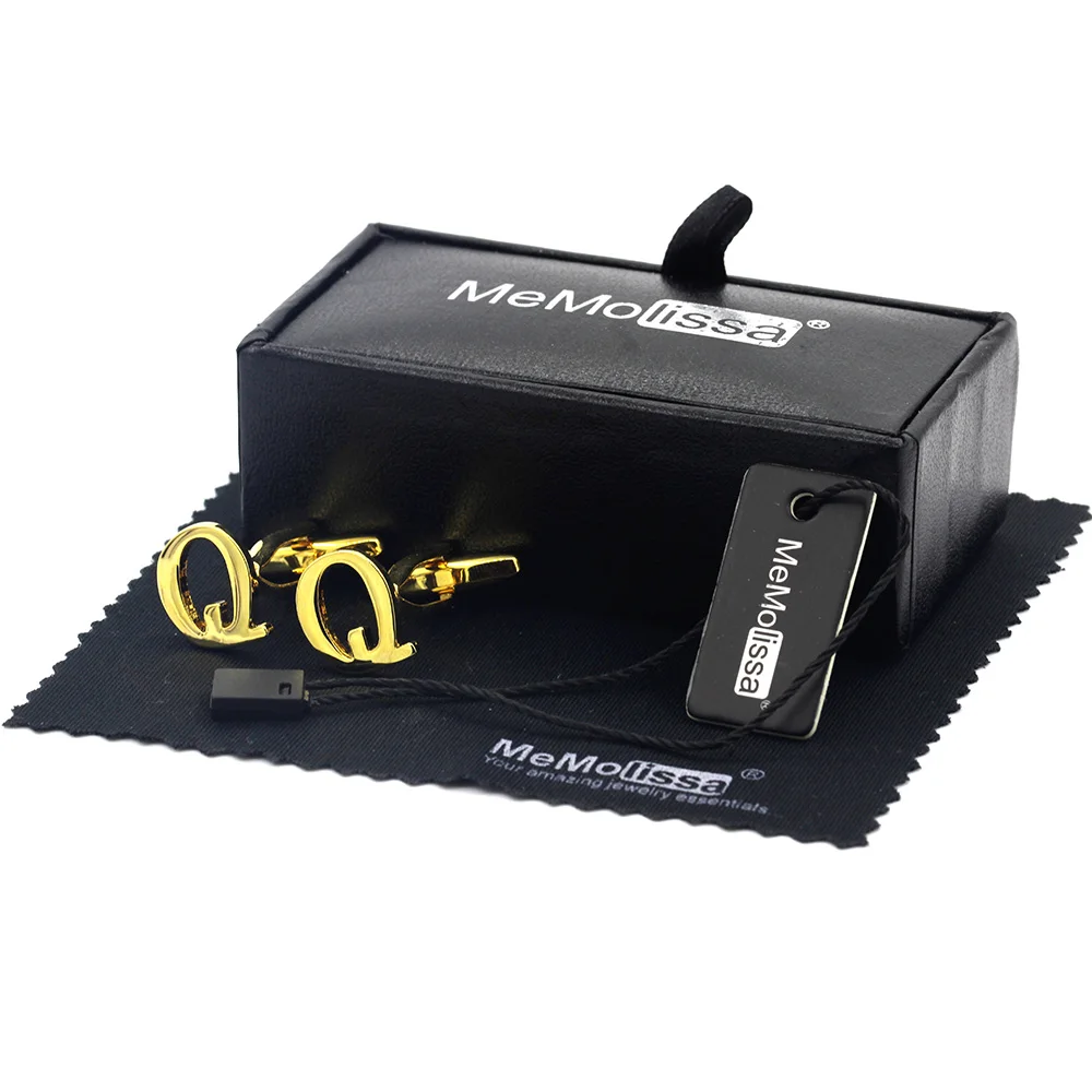 MeMolissa Display Box Trendy Letter Q Cufflinks High Grade Gold Cufflinks Simple Cuff Botton Men Jewelry Free Tag & Wipe Cloth
MeMolissa Display Box Trendy Letter Q Cufflinks High Grade Gold Cufflinks Simple Cuff Botton Men Jewelry Free Tag & Wipe Cloth