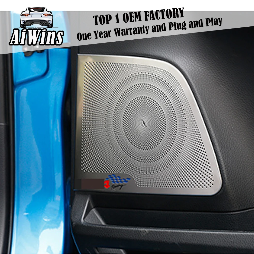 For Toyota RAV4 RAV-4 2014 2015 2016 2017 Stainlsess steel Interior Speaker Inner Sound Cover Audio Molding Trim Accessories
For Toyota RAV4 RAV-4 2014 2015 2016 2017 Stainlsess steel Interior Speaker Inner Sound Cover Audio Molding Trim Accessories