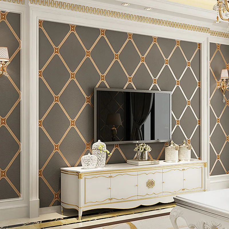 European 3D stereo suede grain wallpaper luxury European high-end TV background living room bedroom modern velvet wallpaper hous
European 3D stereo suede grain wallpaper luxury European high-end TV background living room bedroom modern velvet wallpaper hous