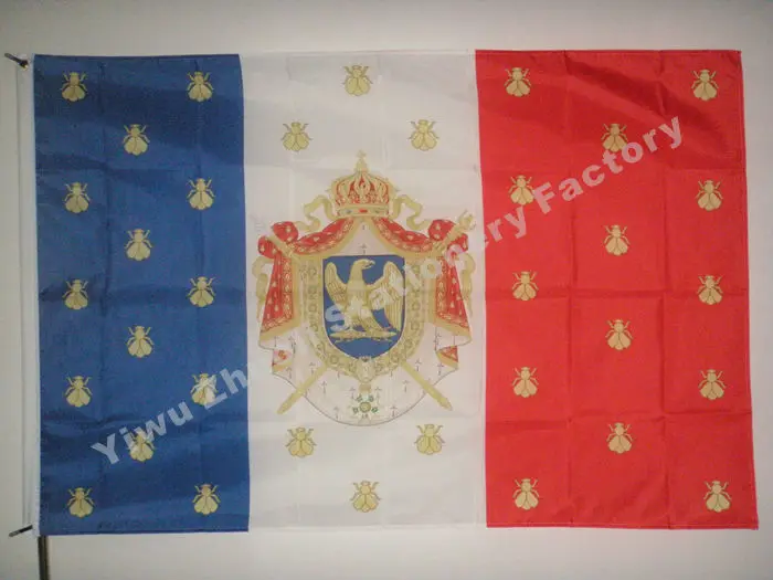 Imperial Standard Of Napoleon III 150X90cm (3x5FT) 120g 100D Polyester Double Stitched High Quality Banner Ensign Free Shipping
Imperial Standard Of Napoleon III 150X90cm (3x5FT) 120g 100D Polyester Double Stitched High Quality Banner Ensign Free Shipping