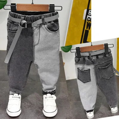 Boys Jeans Children's Casual Pants Fashion New 2019 Spring Autumn Kids Boys Patchwork Jeans with Belt Toddler Trousers Pant 2-7Y
Boys Jeans Children's Casual Pants Fashion New 2019 Spring Autumn Kids Boys Patchwork Jeans with Belt Toddler Trousers Pant 2-7Y