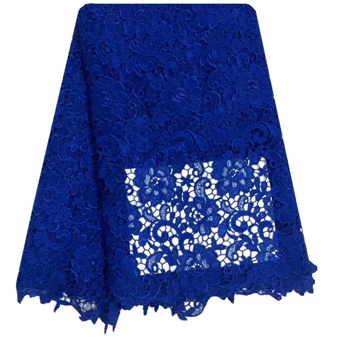 Embroidery Design African Cord Lace Fabrics High Quality Nigeria Wedding Dress Lace Water Soluble Guipure Lace Fabric Royal Blue
Embroidery Design African Cord Lace Fabrics High Quality Nigeria Wedding Dress Lace Water Soluble Guipure Lace Fabric Royal Blue