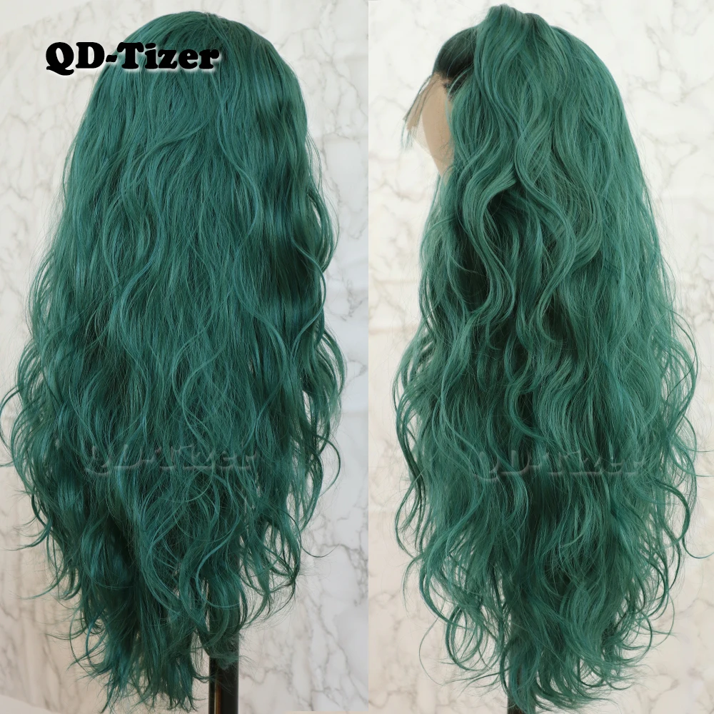 QD-Tizer Hair Loose Wave Hair Lace Wig with BabyHair Glueless Heat Resistant Synthetic Lace Front Wigs for Women Ombre Green Wig
QD-Tizer Hair Loose Wave Hair Lace Wig with BabyHair Glueless Heat Resistant Synthetic Lace Front Wigs for Women Ombre Green Wig