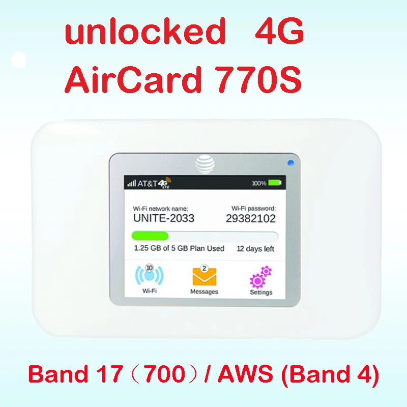 Unlocked netger 4g 150Mbps Sierra Wireless router Aircard 770S 4G LTE Mobile WiFi Hotspot dongle 4g pocket wifi ac770s
Unlocked netger 4g 150Mbps Sierra Wireless router Aircard 770S 4G LTE Mobile WiFi Hotspot dongle 4g pocket wifi ac770s