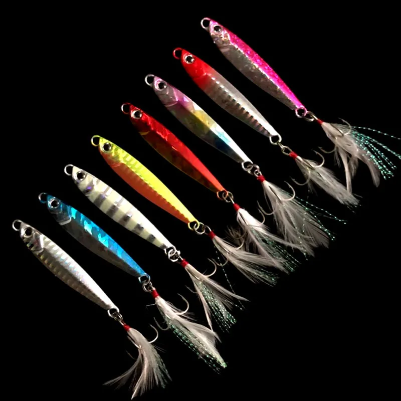 Рыболовные приманки для джиггинга Ufishing с крючком из перьев, 8 шт./лот, металлическая джиг-приманка 2019 VIB, качественные пресноводные искусстве...
Рыболовные приманки для джиггинга Ufishing с крючком из перьев, 8 шт./лот, металлическая джиг-приманка 2019 VIB, качественные пресноводные искусстве...