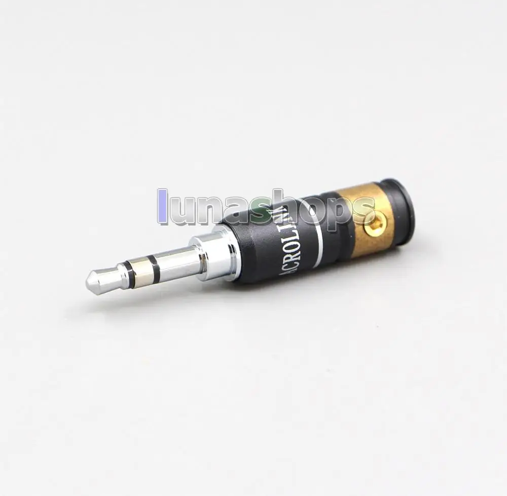 LN005024 S Size Acrolink FP-25 3.5mm Gold/Rhodium Plated DIY Barrel Connector Adapter
LN005024 S Size Acrolink FP-25 3.5mm Gold/Rhodium Plated DIY Barrel Connector Adapter