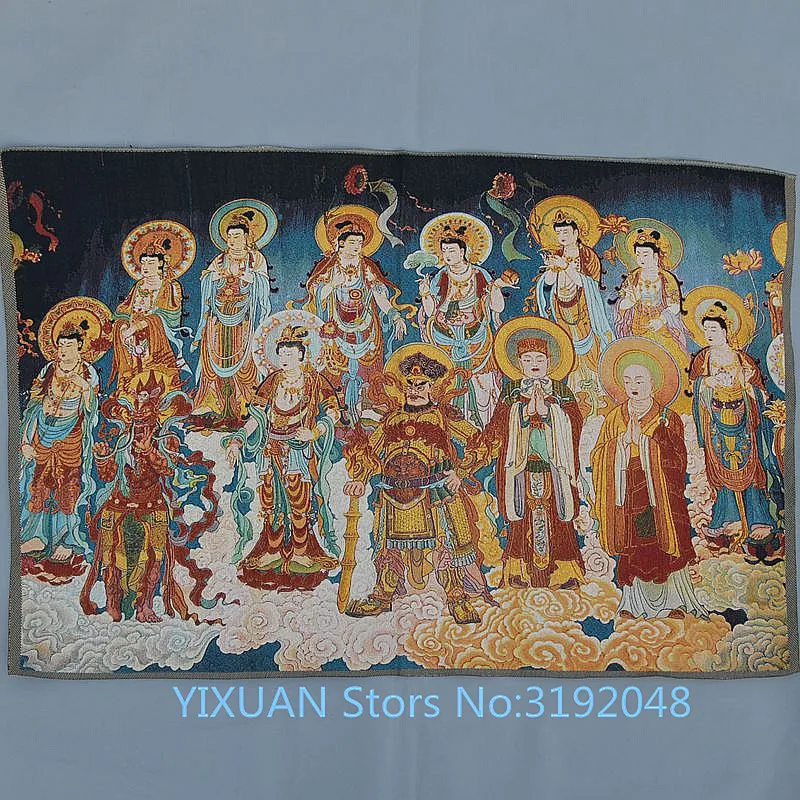 The exquisite embroidery of old brocade, silk, Tang Ka, , Tang and heaven and earth.
The exquisite embroidery of old brocade, silk, Tang Ka, , Tang and heaven and earth.