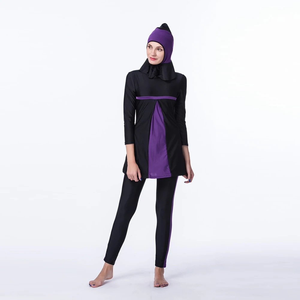 Full Coverage Swimwear Muslim Swimming Beachwear Swimsuit Sport Clothing | Спорт и развлечения