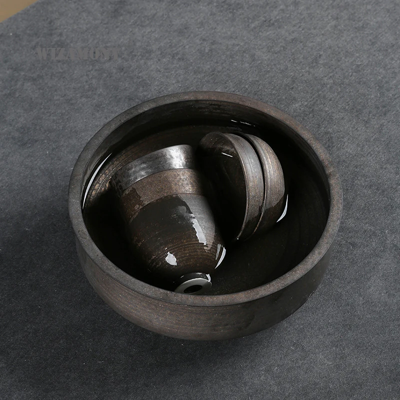 WIZAMONY японская чайная миска для мытья ржавчины G Jianshui gongfu чайные наборы Аксессуары для чая керамический фарфоровый китайский контейнер для воды
WIZAMONY японская чайная миска для мытья ржавчины G Jianshui gongfu чайные наборы Аксессуары для чая керамический фарфоровый китайский контейнер для воды
