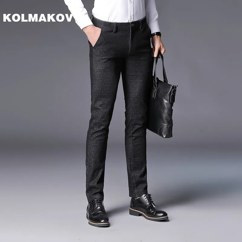 New Arrival Men's ClothingHomme Long Pants Masculino Business Casual Cotton Trousers Skinny Pant Male Dark Grey Plaid Trouser
New Arrival Men's ClothingHomme Long Pants Masculino Business Casual Cotton Trousers Skinny Pant Male Dark Grey Plaid Trouser