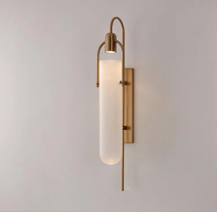 Wall Lamp Northern Europe Creative Gold Glass Tube Hotel Prototype Room Lighting Living Room Art Machine Head Bedroom Study Led
Wall Lamp Northern Europe Creative Gold Glass Tube Hotel Prototype Room Lighting Living Room Art Machine Head Bedroom Study Led