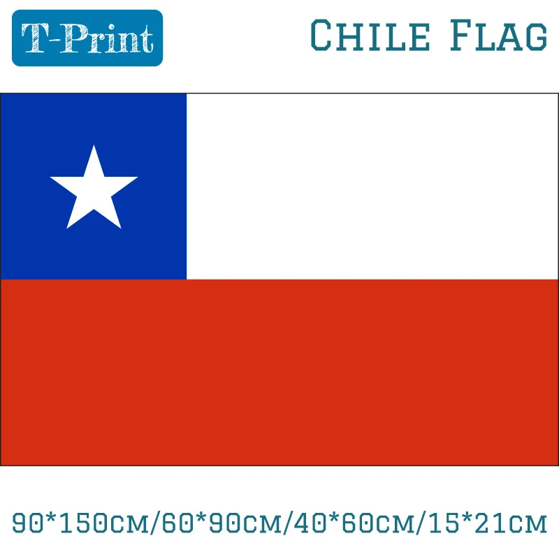 90*150cm/60*90cm/40*60cm Chile National Flag For / National Day /Sports games Sports meeting Gift Hanging banners/printing flags
90*150cm/60*90cm/40*60cm Chile National Flag For / National Day /Sports games Sports meeting Gift Hanging banners/printing flags