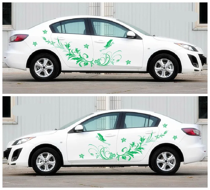 1 Pair 2 Pieces Car Styling Decals Flower Butterfly Universal Custom Auto Motorcycle Bike Decoration Film Whole Body Stickers
1 Pair 2 Pieces Car Styling Decals Flower Butterfly Universal Custom Auto Motorcycle Bike Decoration Film Whole Body Stickers